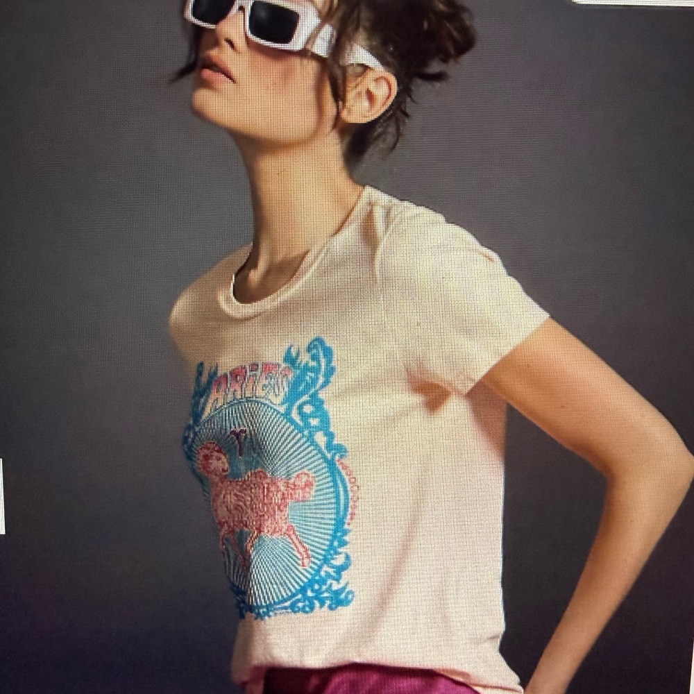 Anthropologie Midnight Rider Zodiac Scorpio Graphic Tee Size Large